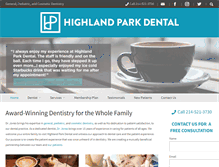 Tablet Screenshot of hpdentist.com